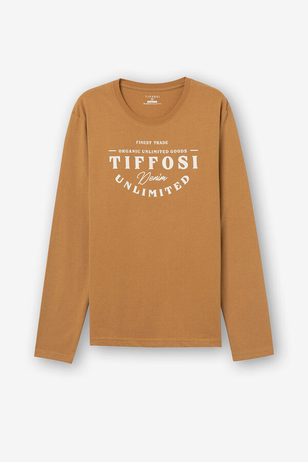 Tiffosi T-shirt tato suave com estampado floral vison