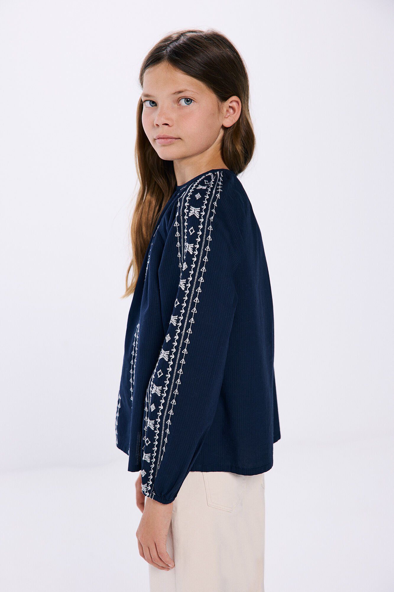 Springfield Kids Blusa bordados ni&ntilde;a
