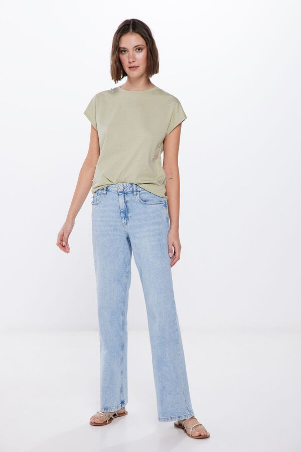 Springfield Camiseta Perlas verde