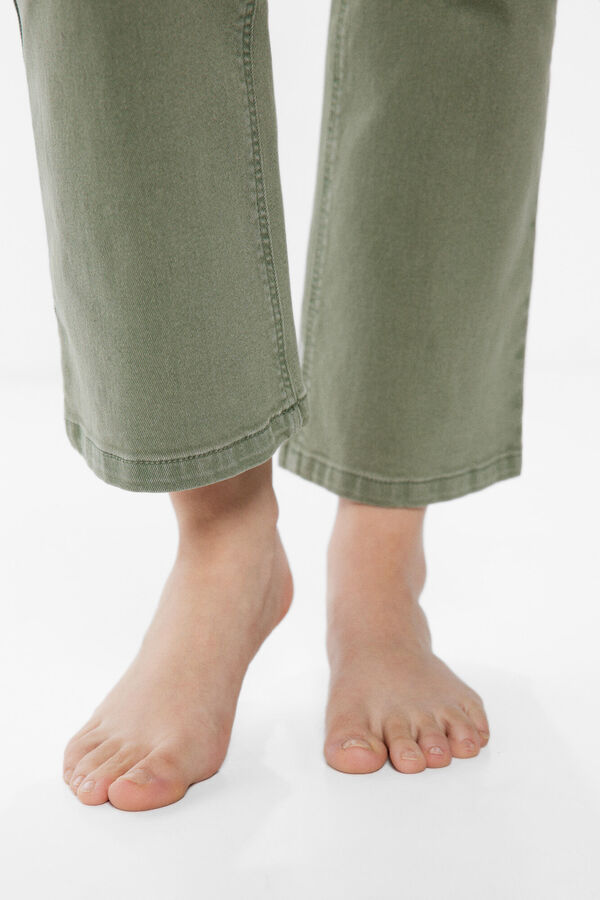 Springfield Jeans Color Kick Flare verde