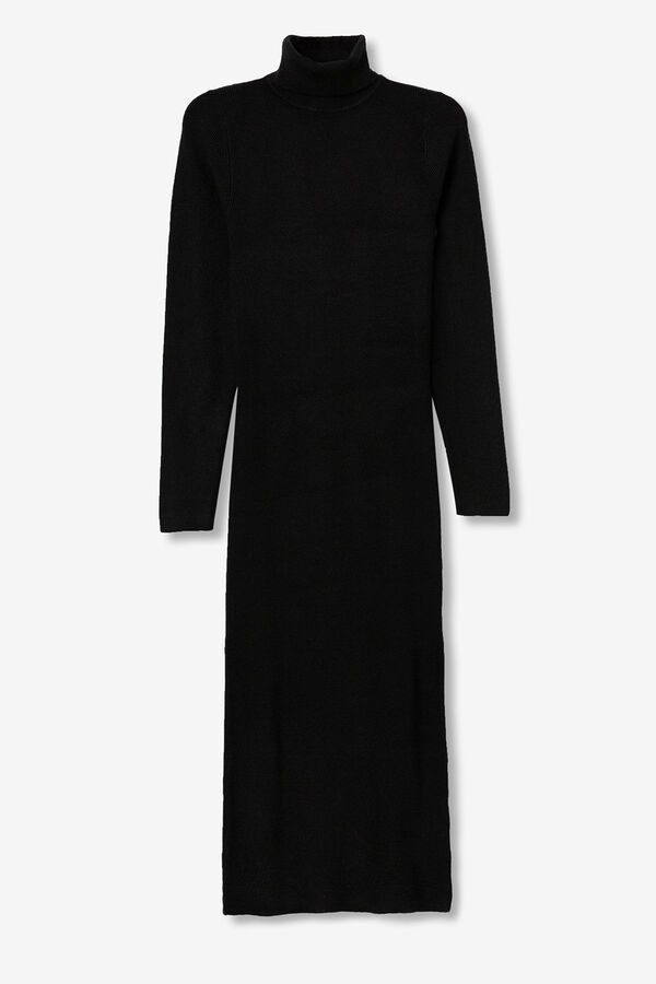 Tiffosi Vestido punto negro