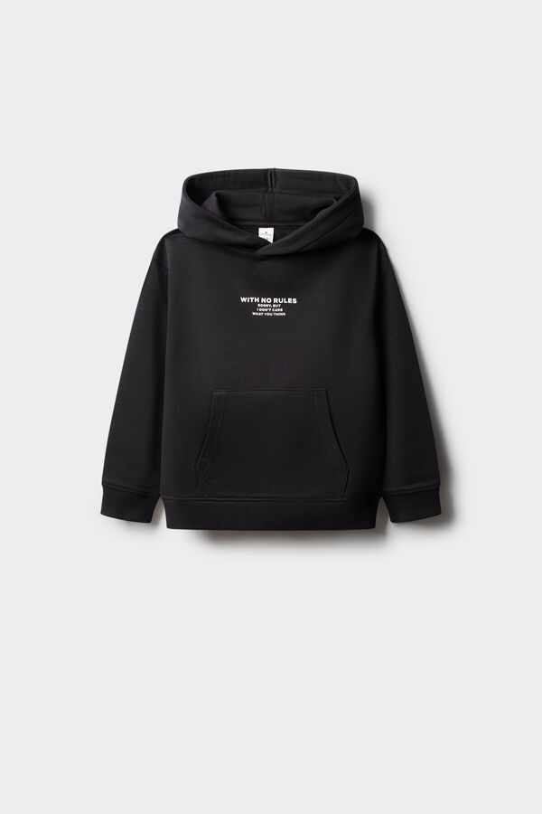 Springfield Kids Sweatshirt para menino "No rules" preto
