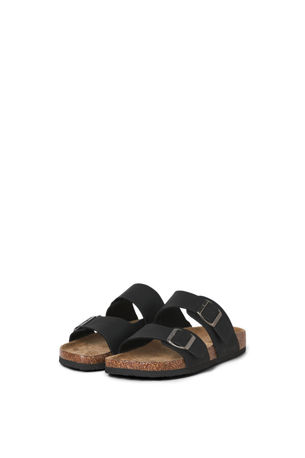 Jack & Jones Sand&aacute;lias fivelas sola leve preto