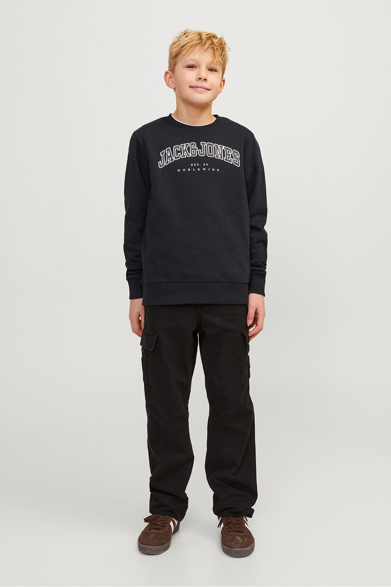 Jack & Jones Junior Sudadera regular fit estampada