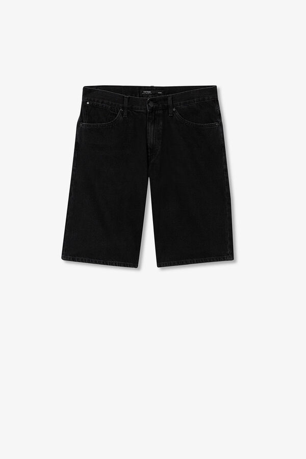 Tiffosi Shorts jeans largos preto