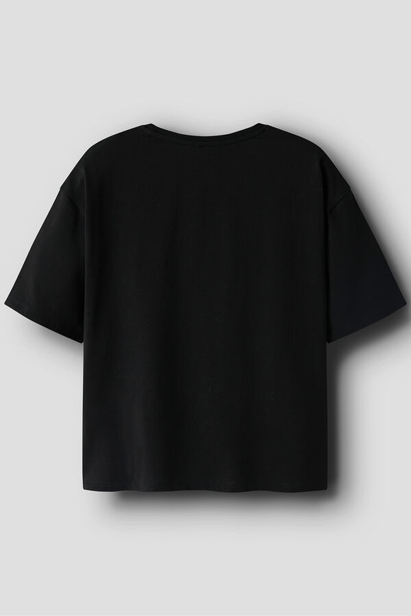 Name It Camiseta Rolling Stone de ni&ntilde;a negro