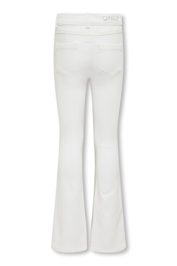 Only Girls Vaquero flare ni&ntilde;a blanco