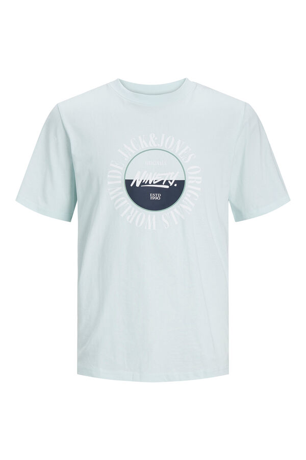 Jack & Jones Camiseta fit est&aacute;ndar turquesa