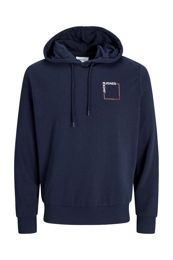 Jack & Jones Sudadera est&aacute;ndar fit capucha azul