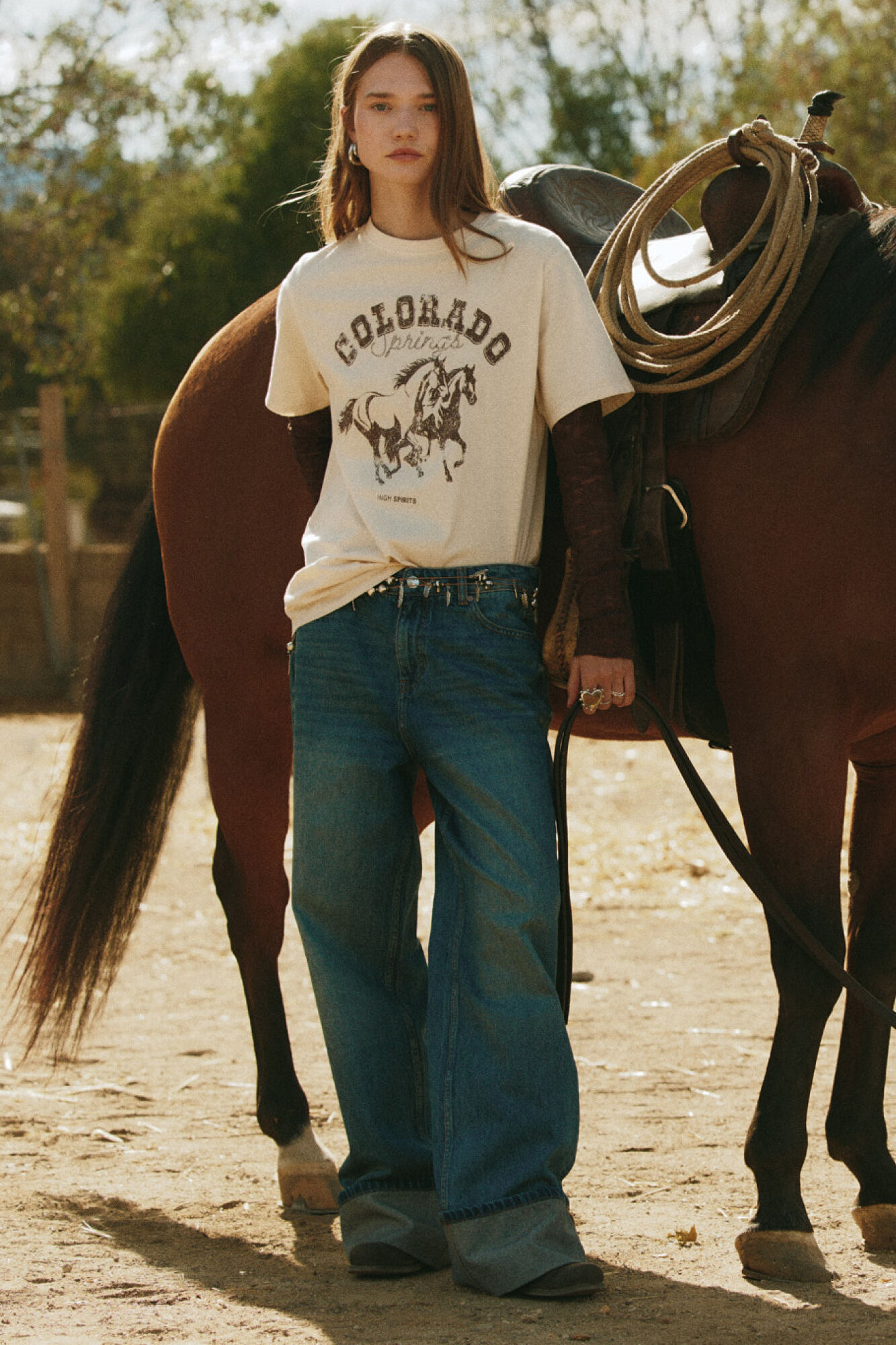 High Spirits Jeans com punho