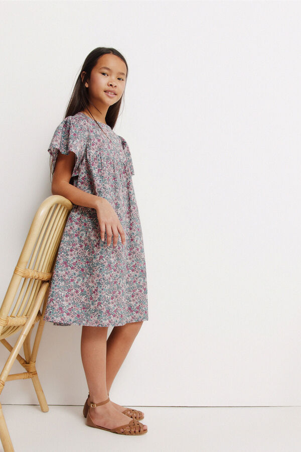 Springfield Kids Vestido estampado flores liberty estampado