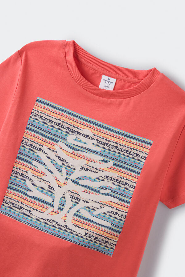 Springfield Kids Camiseta &aacute;rbol ni&ntilde;o estampado