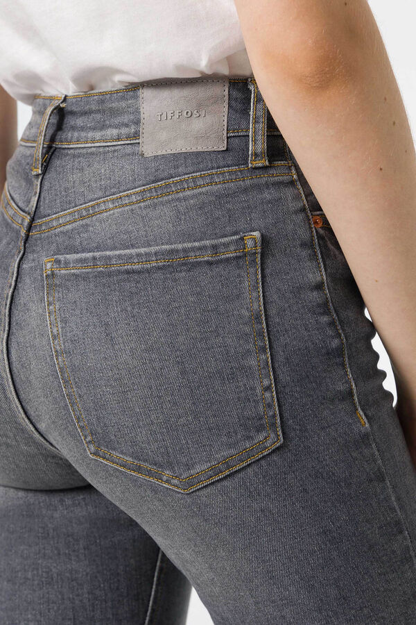 Jeans Megan Cropped Flare Cintura Alta_10055356M10