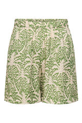 JDY Calções fluidos estampados verde