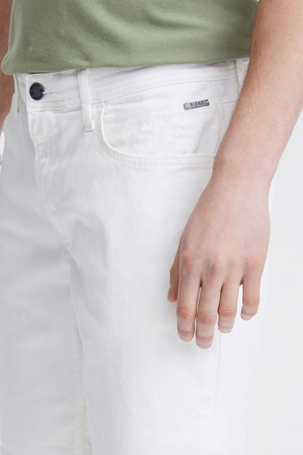 Blend Bermuda Denim - Twister Fit branco