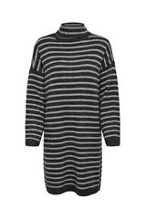 Only Jersey-knit dress with long sleeves cinzento