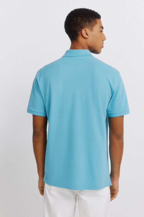 Springfield Polo b&aacute;sico Springfield regular fit azul