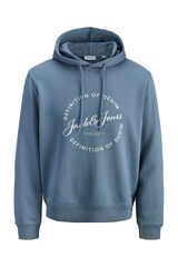 Jack & Jones Sweatshirt com capuz em felpa suave azul