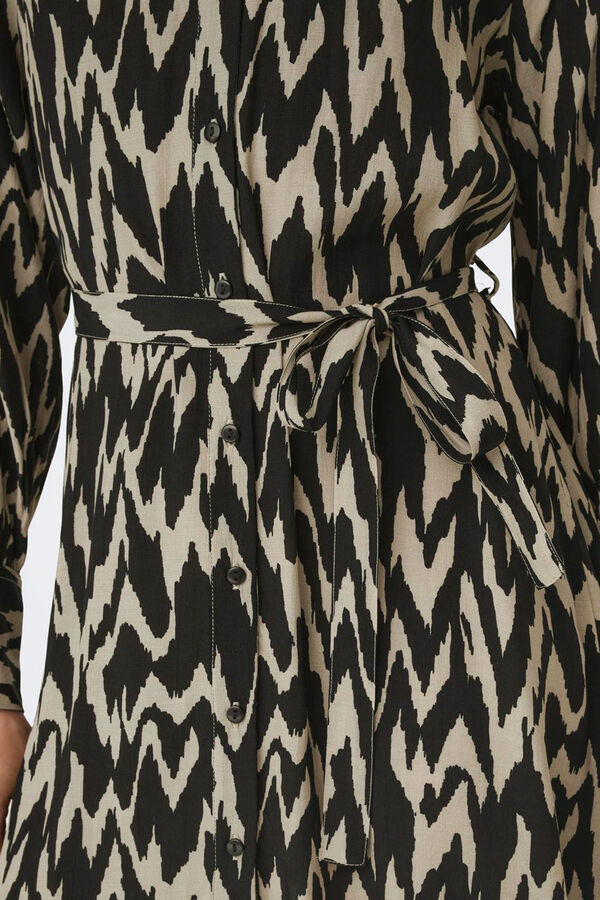 JDY Vestido curto cinzento