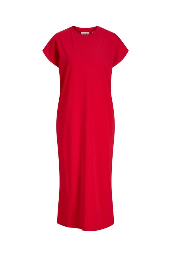 Jack & Jones Vestido longo T-shirt vermelho