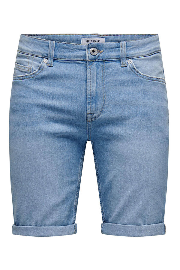 Springfield Bermuda denim mix azul