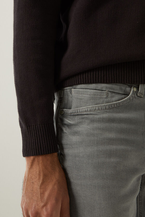 Springfield Jeans skinny cinzento lavagem média-clara cinza