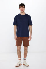 Springfield Bermuda color slim fit nude