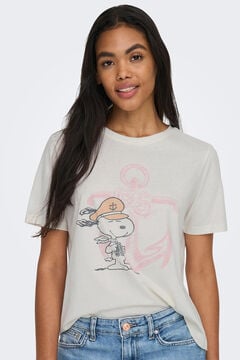 Springfield T-shirt do Snoopy branco