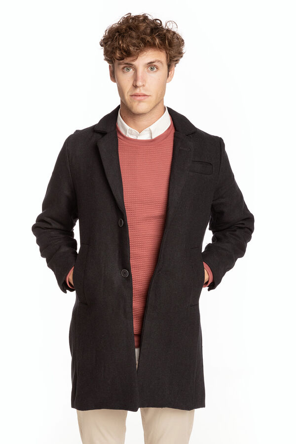 Celopman Abrigo B&aacute;sico azul