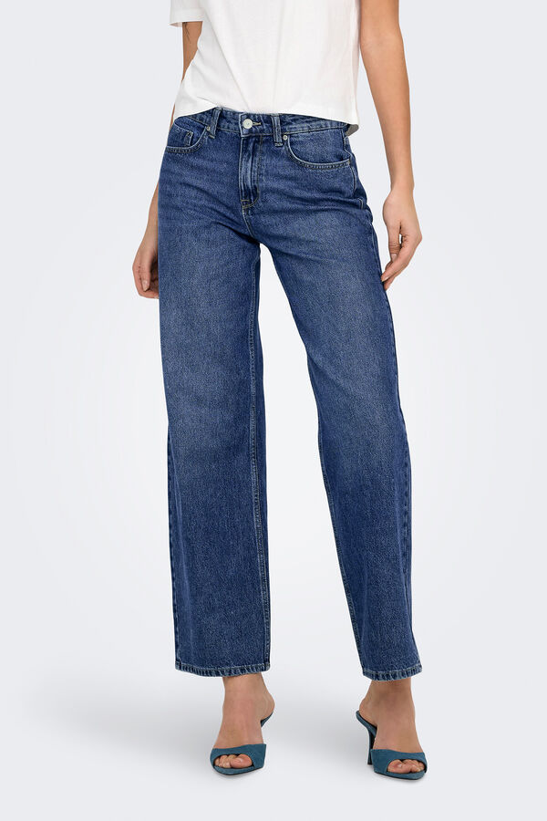 Only Jeans estilo largo azul