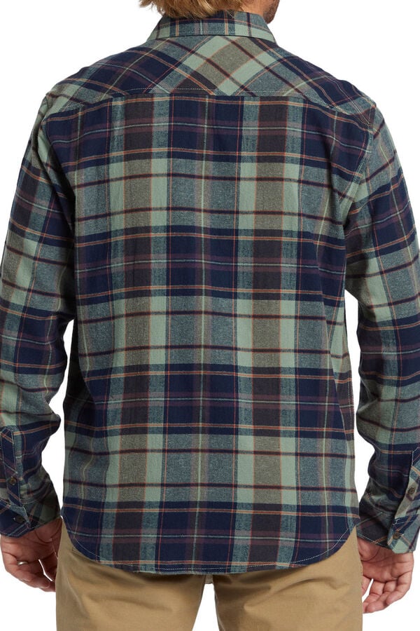 Billabong Camisa de franela para Hombre verde