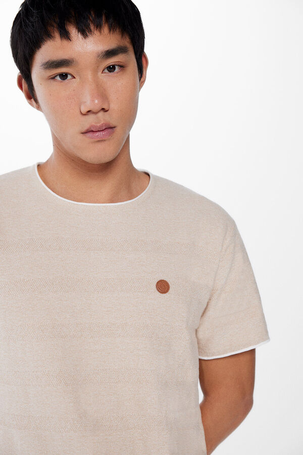 Springfield Camisola manga curta estrutura cru