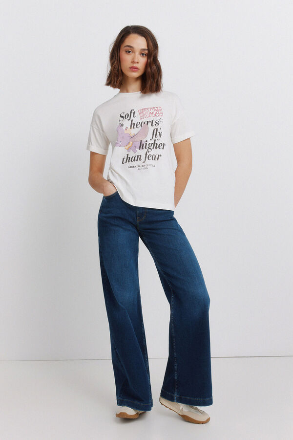 Springfield T-shirt de manga curta Disney bege
