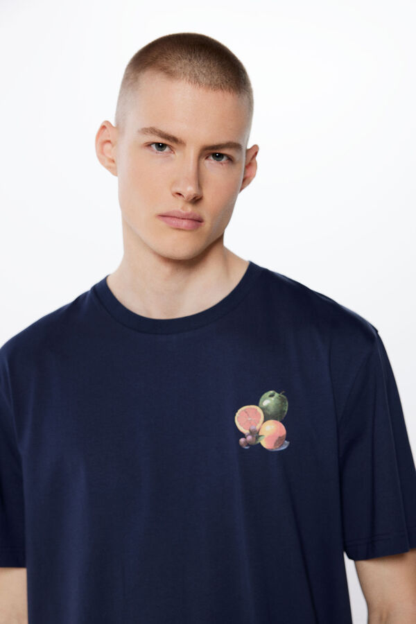 Springfield Camiseta picnic azul