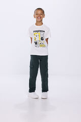 Springfield Kids Camiseta Pikachu ni&ntilde;o marfil