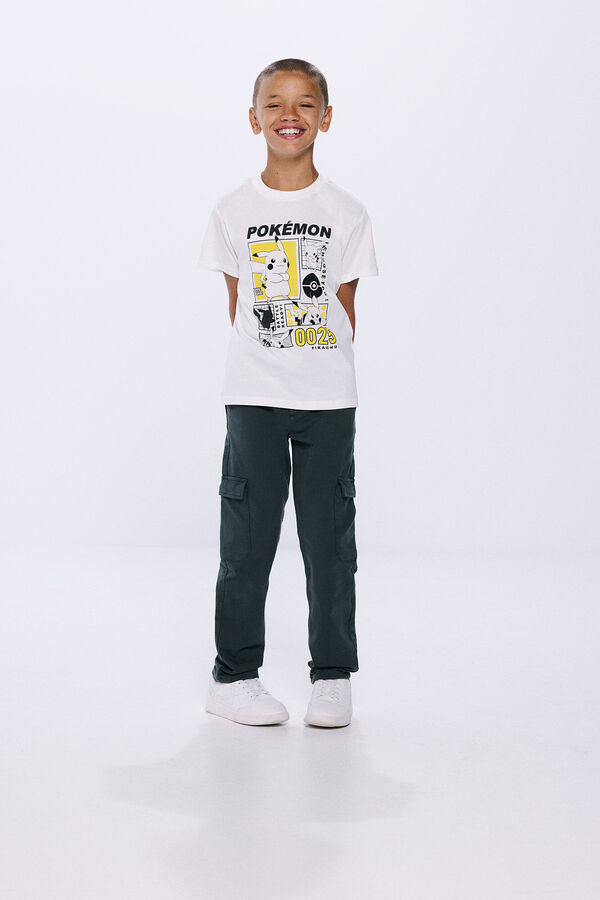 Springfield Kids Camiseta Pikachu ni&ntilde;o marfil
