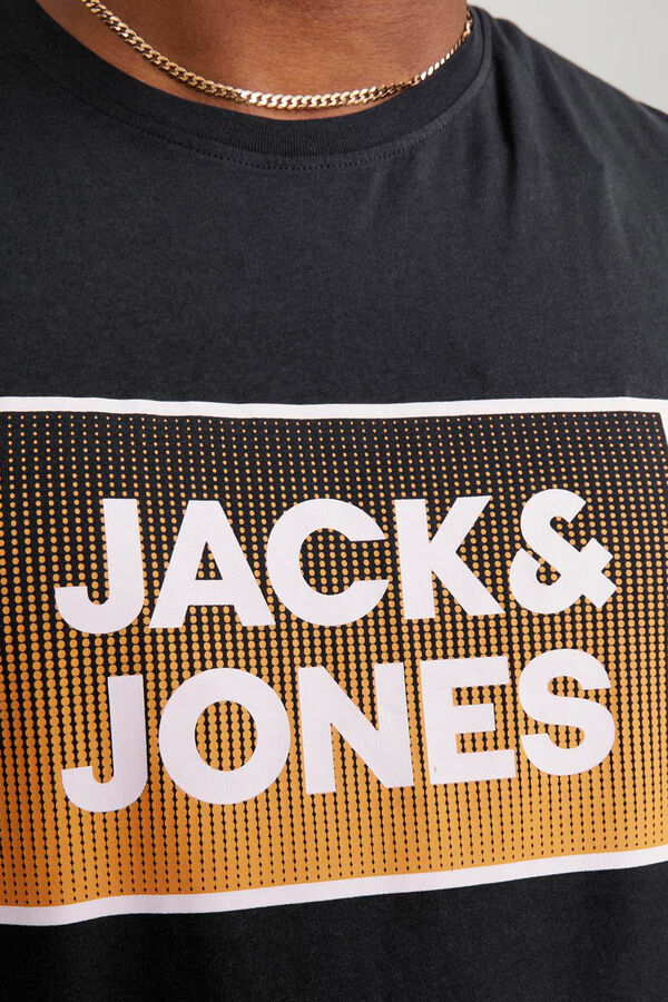 Jack & Jones PLUS Camiseta fit est&aacute;ndar azul