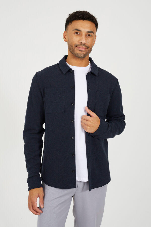 Brave Soul Camisa manga larga azul