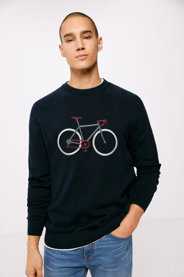 Springfield Jersey bicicleta azul
