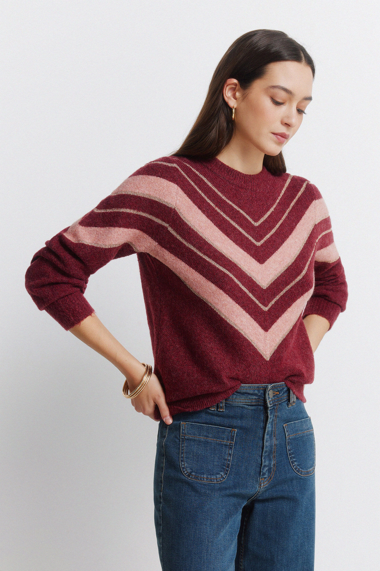 Springfield Jersey chevron lurex