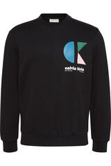 Calvin Klein Sudadera logo bauhaus negro