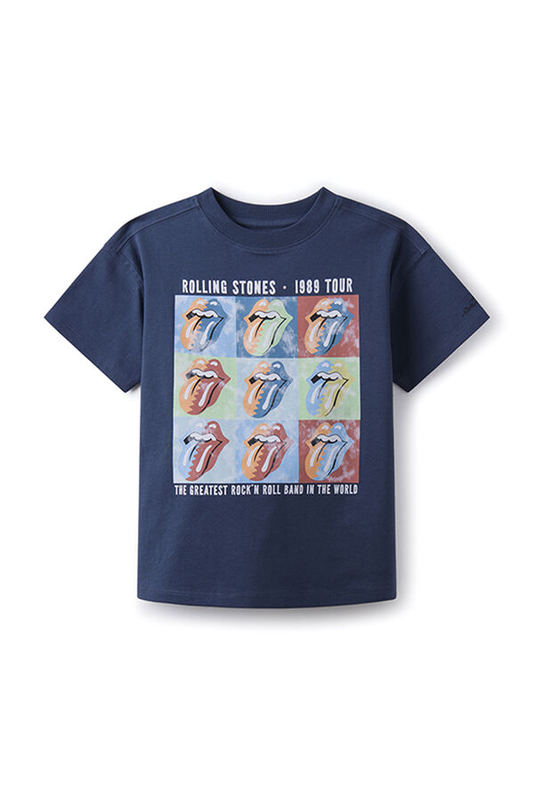 Springfield Kids T-shirt Rolling Stones menino azul