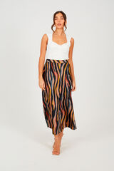 Brave Soul Saia comprida estampada  estampado