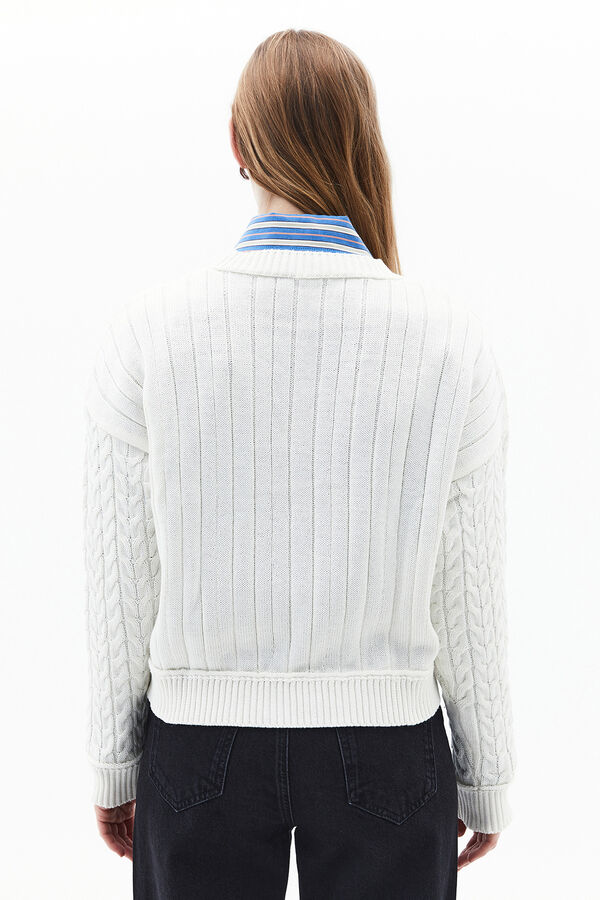 Oxxo Camisola gola barco cinzento