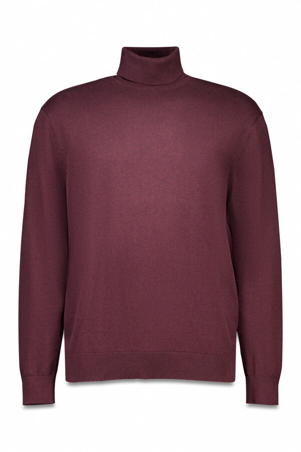 Springfield Jersey b&aacute;sico cuello alto naranja