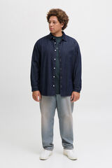 Jack & Jones PLUS Camisa regular fit denim PLUS azul
