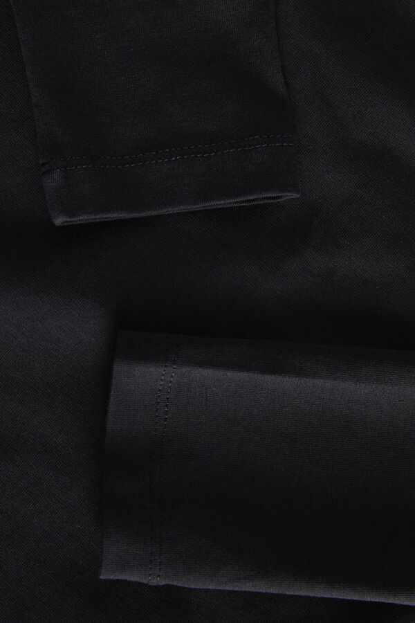 Jack & Jones Vestido midi manga comprida de mulher preto