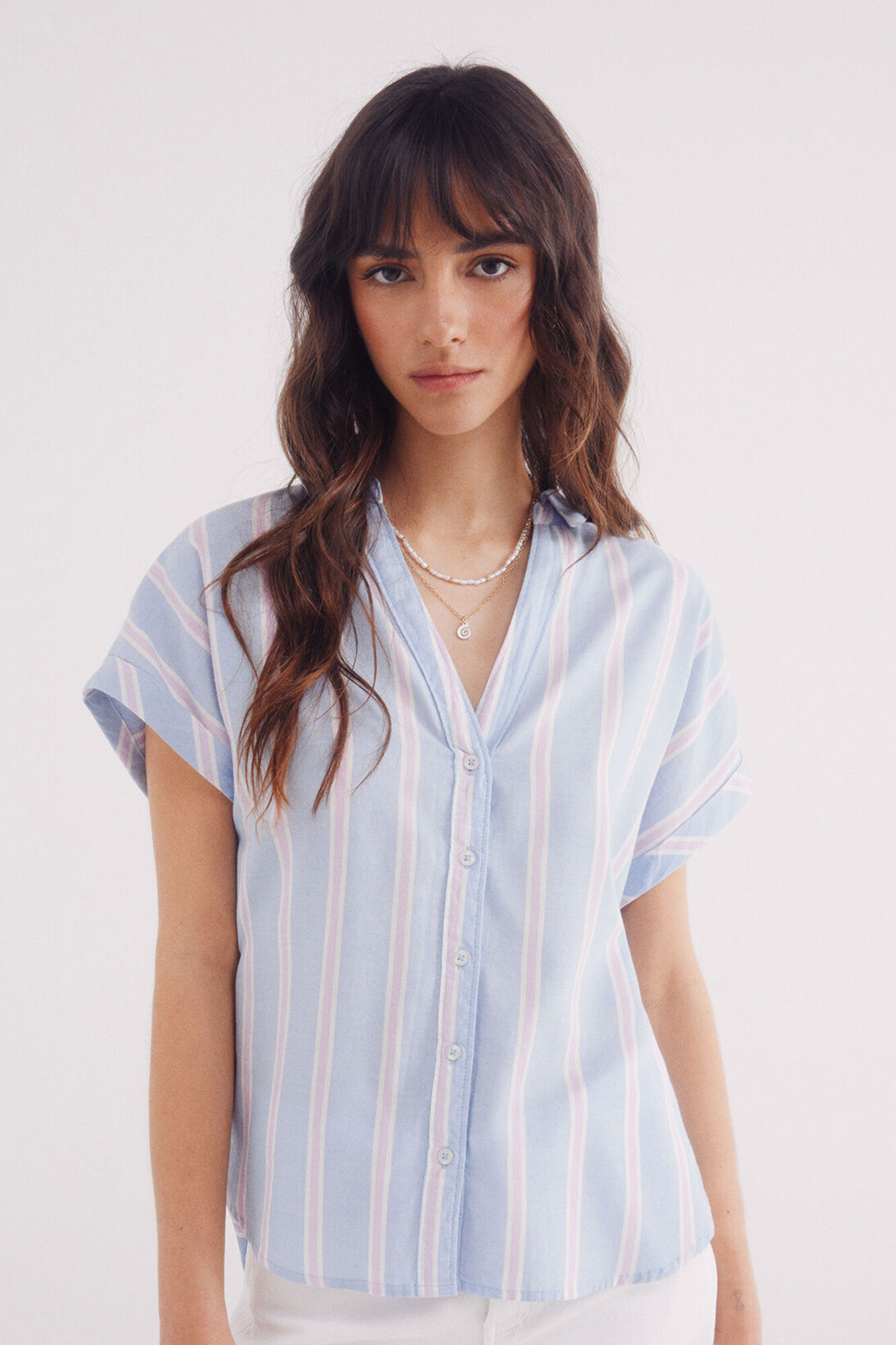 Springfield Camisa manga corta Oxford