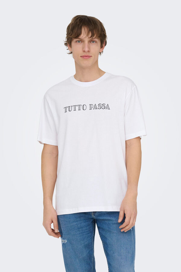 Only & Sons T-shirt de manga curta branco