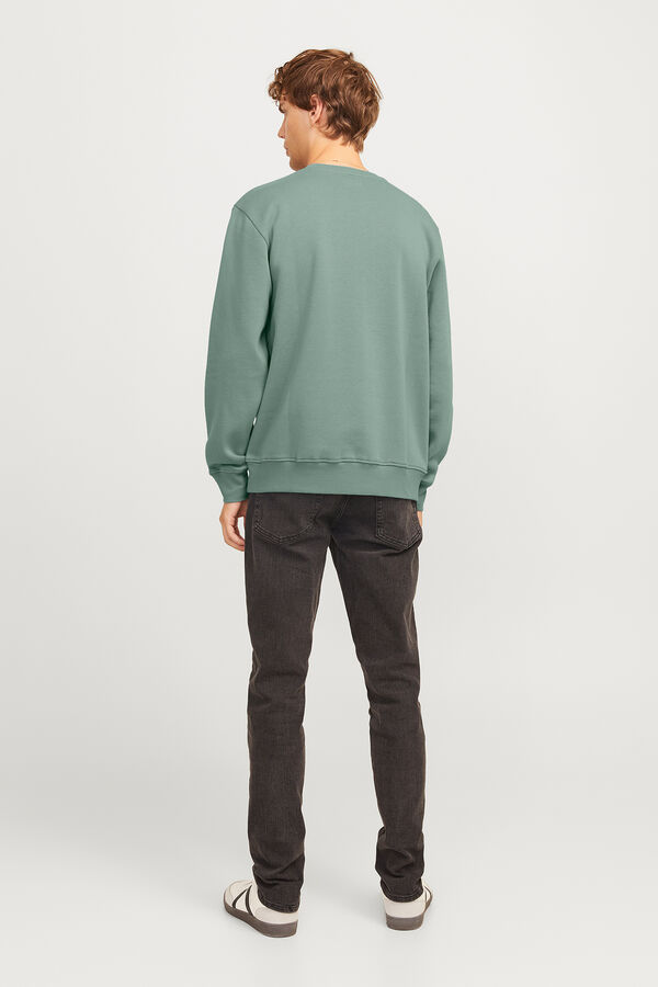 JJ REBEL Sweatshirt leve com corte descontra&iacute;do verde